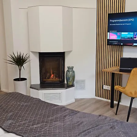 Elodia Luxus Apartment, Wlan, Terrasse, Kueche, Handtuecher 아파트 하이덴하임안데어브렌츠